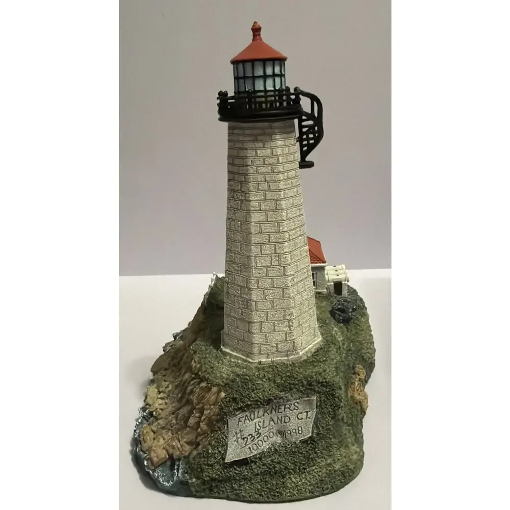Harbour Lights Faulkner’s Island Connecticut Lighthouse #216 1998 733 of 10000